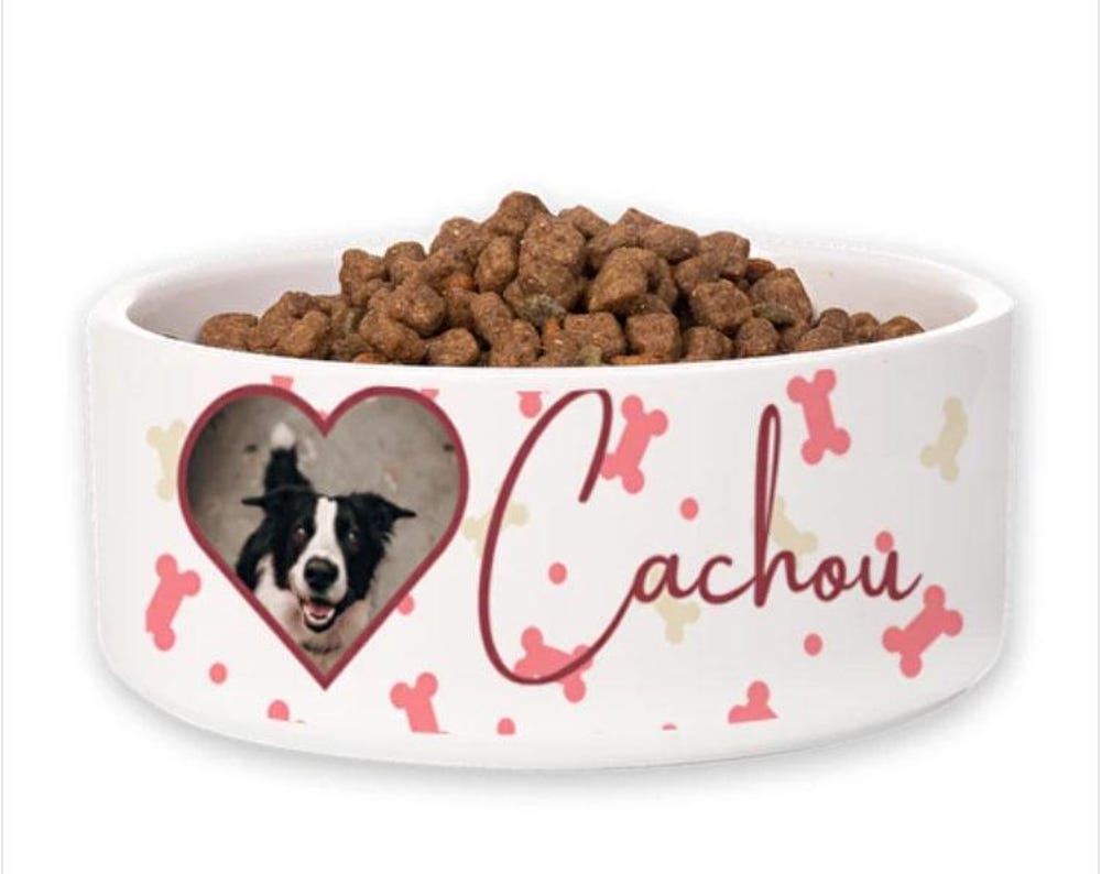 Gamelle personnalisable pour chat ou chien