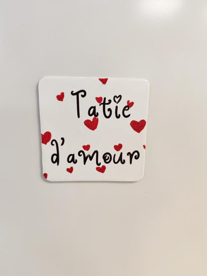 Magnet Personnalisé CONNECTÉ 6.5x6.5 cm Design Sur Mesure + option QR Code & Puce NFC - Cadeau Interactif
