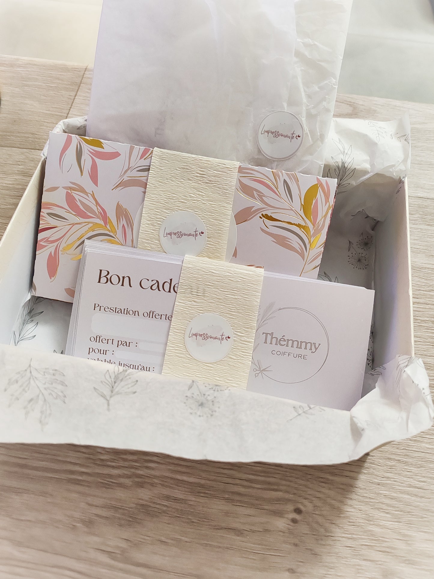 Bons cadeaux à votre effigie (lot de 15 )
