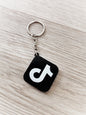 Porte-clef réseaux ( Facebook , Google, Tiktok, Instagram ... ) avec puce NFC
