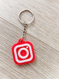 Porte-clef réseaux ( Facebook , Google, Tiktok, Instagram ... ) avec puce NFC