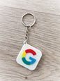 Porte-clef réseaux ( Facebook , Google, Tiktok, Instagram ... ) avec puce NFC