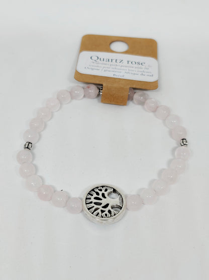 Bracelet en Pierres Naturelles & Breloque au choix — Fait main
