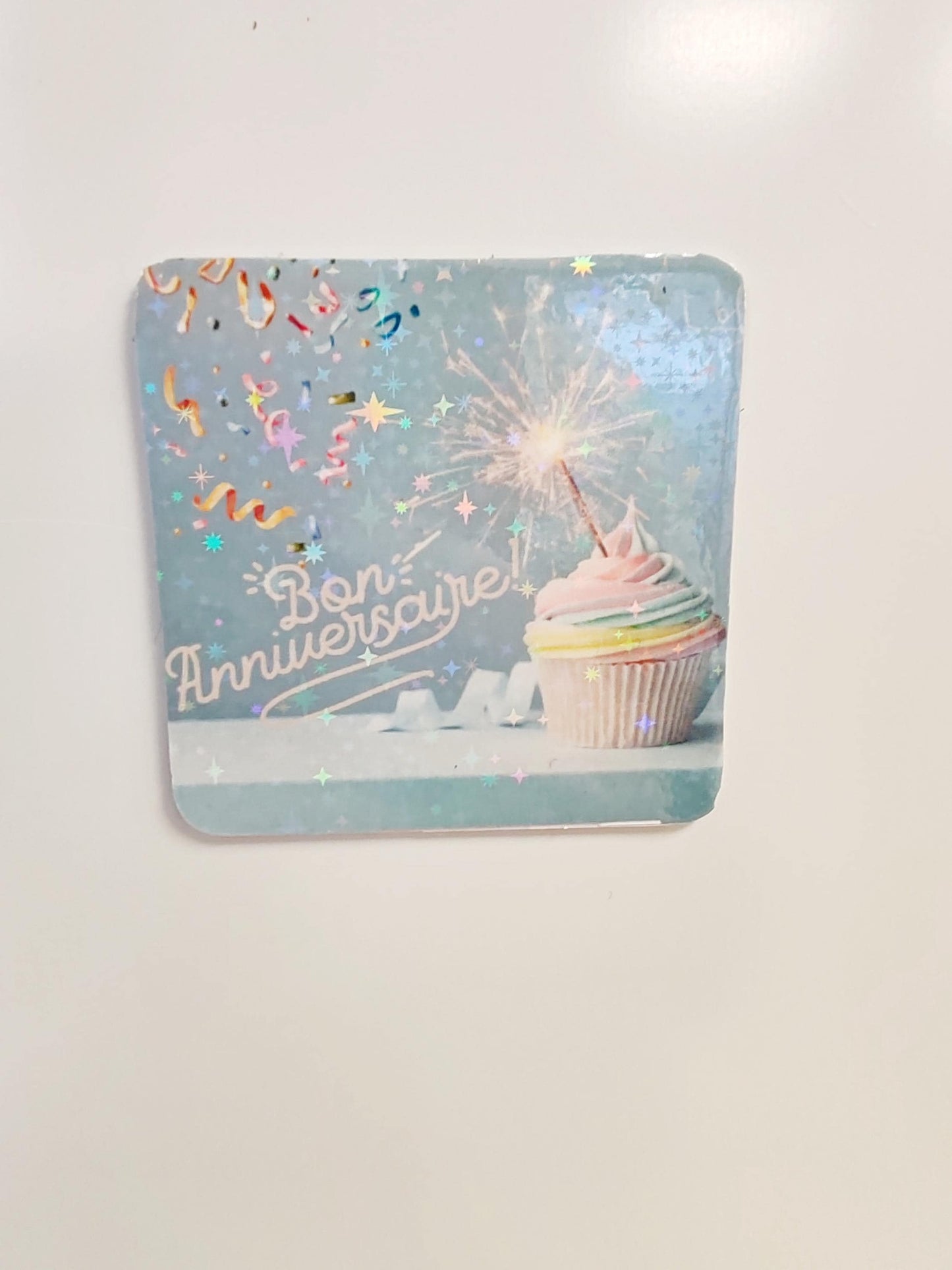 Magnet Personnalisé CONNECTÉ 6.5x6.5 cm Design Sur Mesure + option QR Code & Puce NFC - Cadeau Interactif