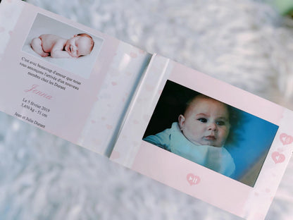 Pixcard - carte de vœux avec écran vidéo hd intégré