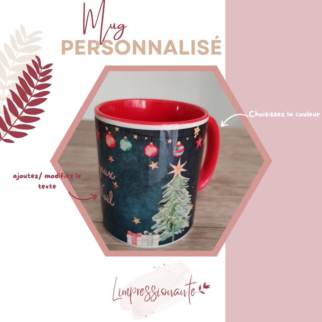 Mug  bicolore personnalisé