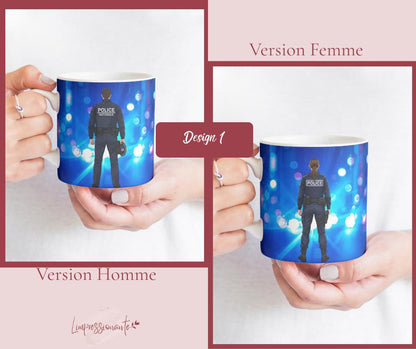 Mug métier uniforme personnalisé