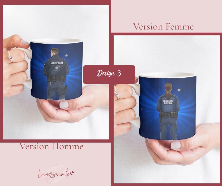Mug métier uniforme personnalisé