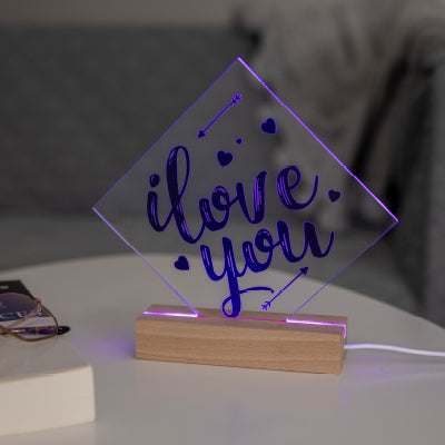Lampe 3D LED personnalisée