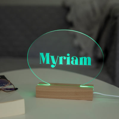 Lampe 3D LED personnalisée